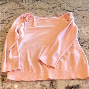 Anthropologie Petal Pink Lightweight Sweater